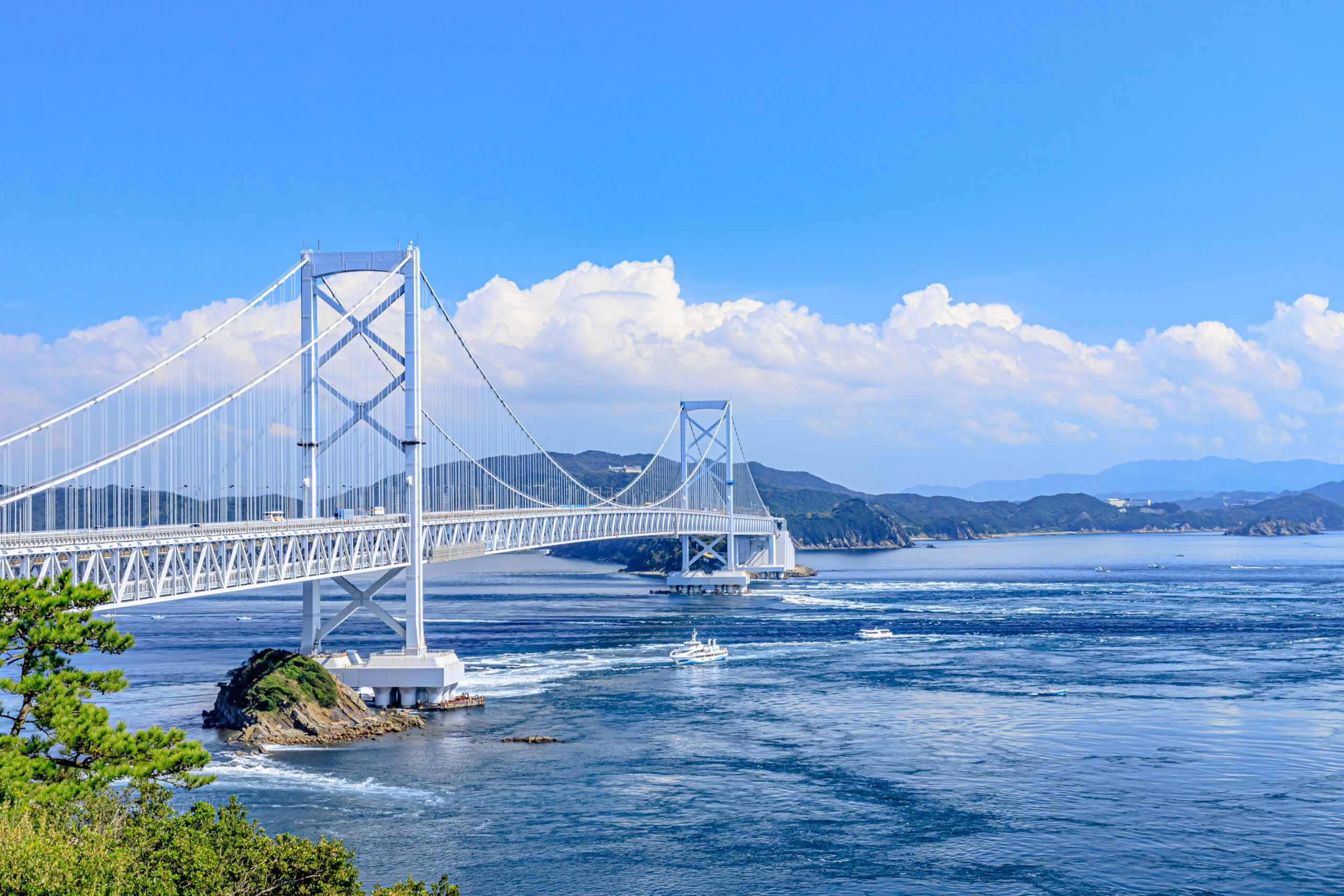 淡路島の鳴門海峡